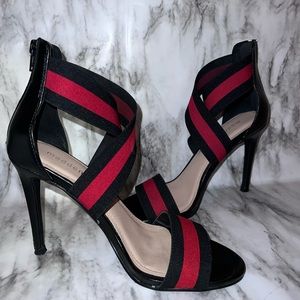 Madden Girl Black and Red size 7.5M Heels